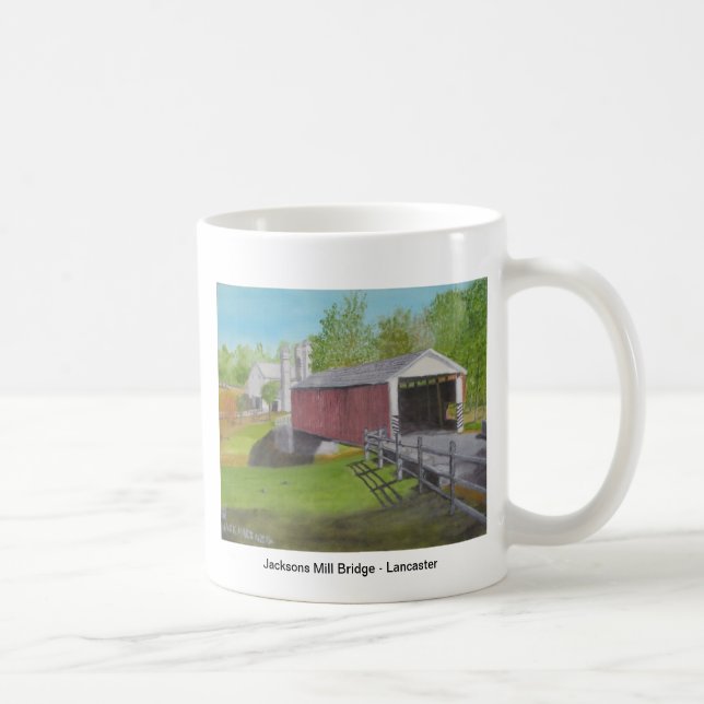 Caneca De Café Ponte do moinho de Jacksons - Lancaster (Direita)