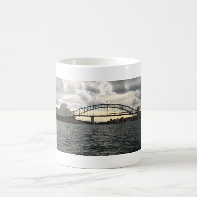 Caneca De Café Ponte do teatro da ópera & do porto de Sydney (Centro)