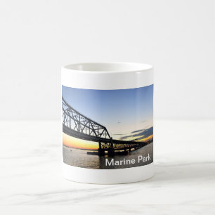Caneca De Café Ponte-Gil marinha Hodges do Parkway