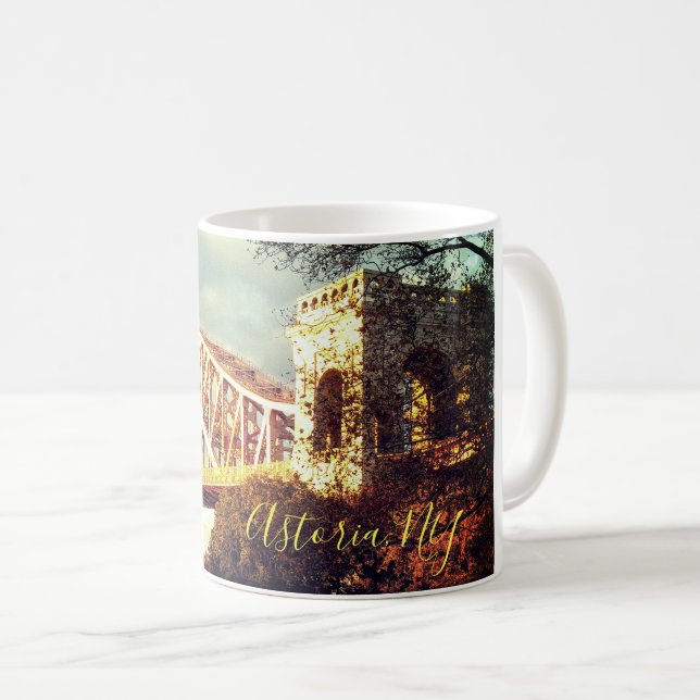 Caneca De Café Ponte Inferno-Portão No Autumn Classic Mug (Frente Esquerda)