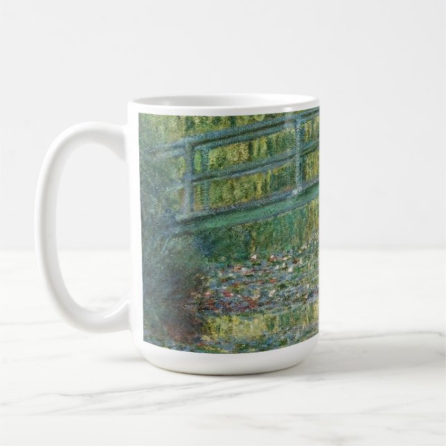 Caneca De Café Ponte Japonesa de Claude Monet Arte da Ninféia (Esquerda)