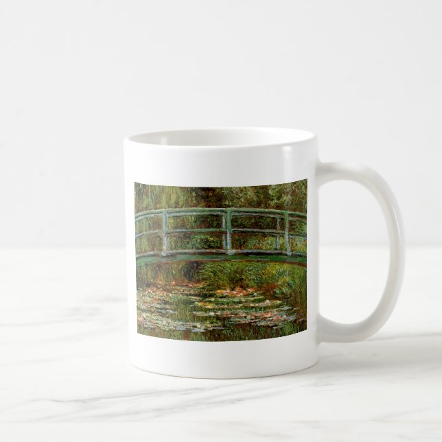 Caneca De Café Ponte Japonesa Monet Francês Giverney (Direita)
