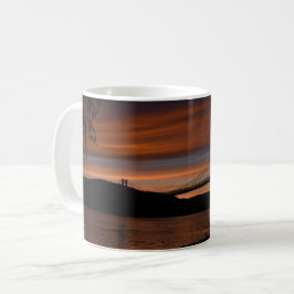 Caneca De Café Ponte no Sunset 2 - Mug de café de dois tons