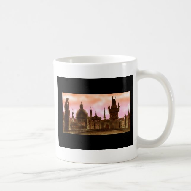 Caneca De Café ponte Praga de Charles (Direita)
