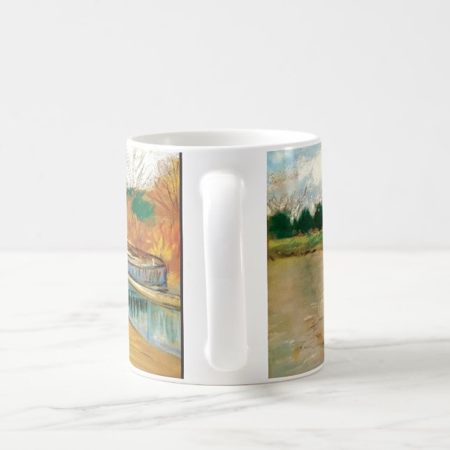 Caneca De Café Ponte Serpentine no Jardim Botânico de Chicago (Alça)