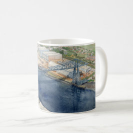 Caneca De Café Ponte Transportadora de Middlesborough