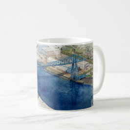 Caneca De Café Ponte Transportadora de Middlesborough