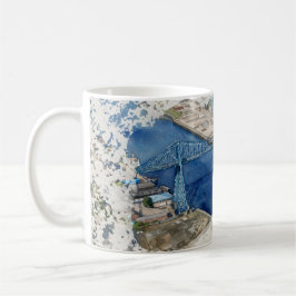 Caneca De Café Ponte Transportadora de Middlesborough