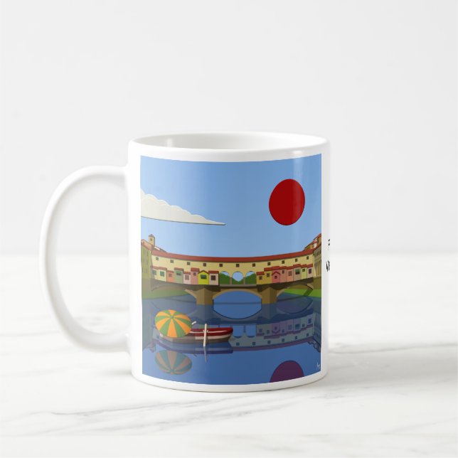Caneca De Café Ponte Vecchio (Esquerda)