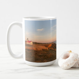 Caneca De Café Ponto Cabrillo Lighthouse Sunset Mendocino Foto