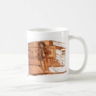CANECA DE CAFÉ PONTO DE COMUNICAÇÃO BRANCO