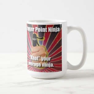 Caneca De Café Ponto De Disparo Ninja ® "Knot" Seu Ninja Médio