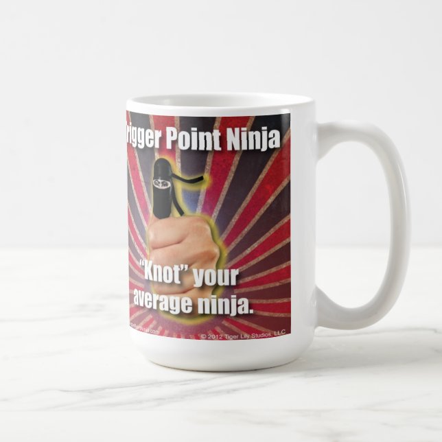 Caneca De Café Ponto De Disparo Ninja ® "Knot" Seu Ninja Médio (Direita)