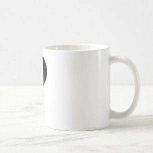 Caneca De Café Ponto de interrogação preto