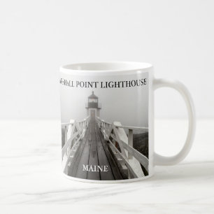 Caneca De Café Ponto Marshall Light, Port Clyde Maine