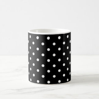 Caneca De Café Ponto Preto E Branco