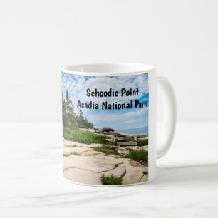 Caneca De Café Ponto Schoódico no Parque Nacional de Acadia em Ma
