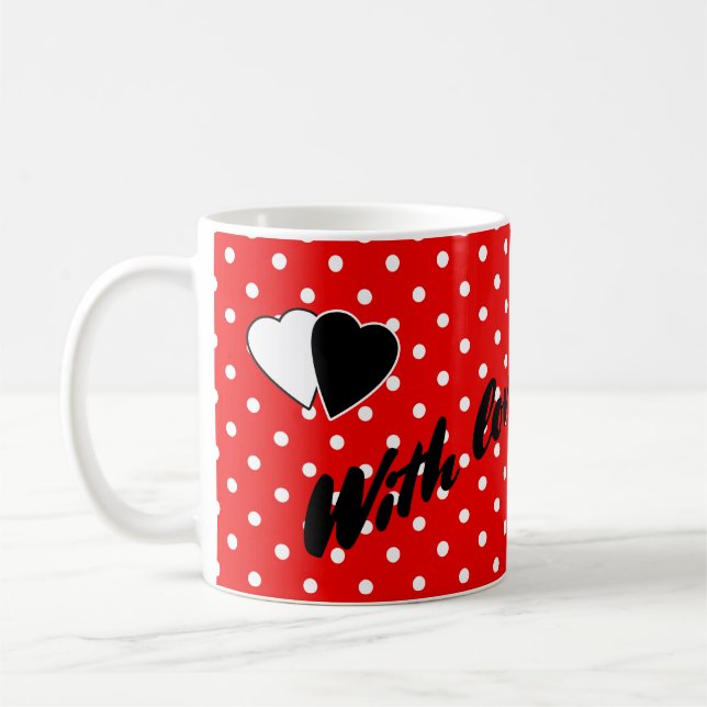 Caneca De Café Ponto vermelho (Esquerda)