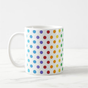 Caneca De Café Pontos coloridos