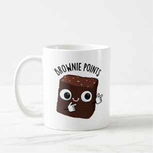 Caneca De Café Pontos de Brownie Piada de Lanche Divertida