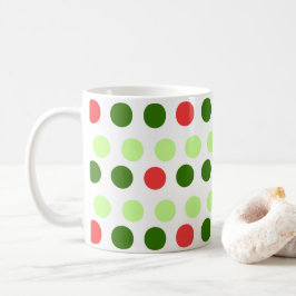 Caneca De Café Pontos de Festa Alegre