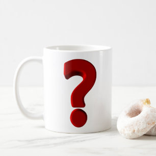 Caneca De Café Pontos de interrogação Mug