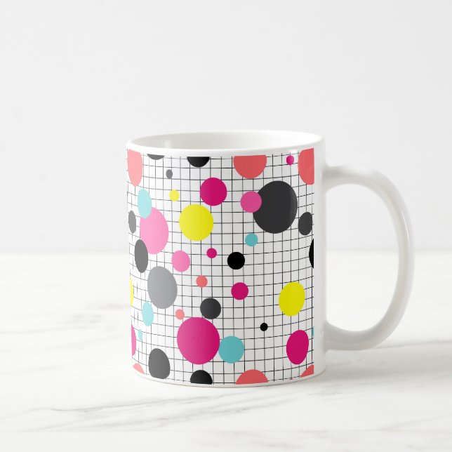Caneca De Café pontos de Memphis (Direita)