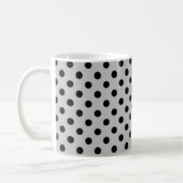 Caneca De Café Pontos Polka - Ponto Preto 