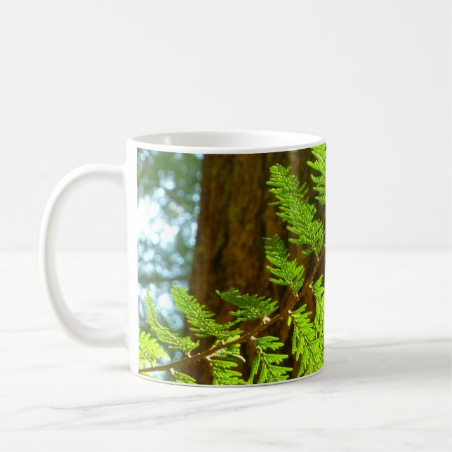 Caneca De Café Pontos principais da Botânica de uma Árvore de Seq (Esquerda)