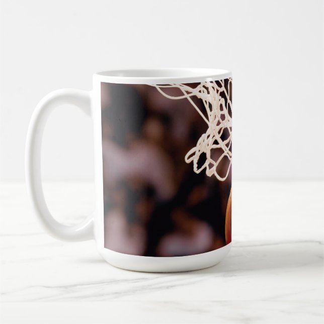Caneca De Café Pontuação de Basquete (Esquerda)