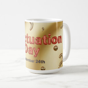 Caneca De Café Pontuação Dia 24 de setembro Clássico Mug