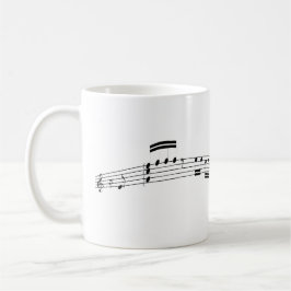 Caneca De Café Pontuação Musical