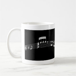Caneca De Café Pontuação Musical
