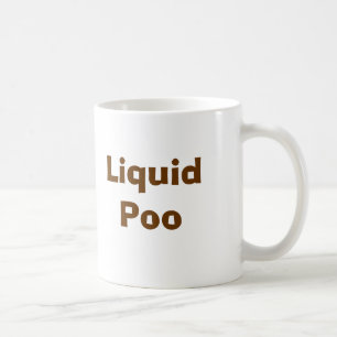 Caneca De Café Poo líquido