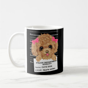 Caneca De Café Poodle Cuja Pupa Pupa Pupa Pupa Pãozinho Pó Pó Pó