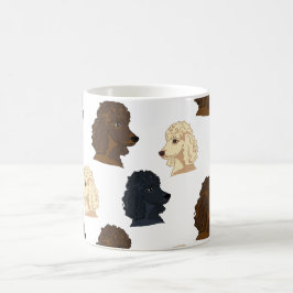 Caneca De Café Poodle Dog Lover Pet Dogs Paws Café Mug