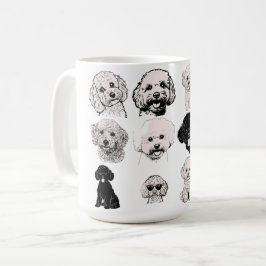 Caneca De Café Poodle Mug | Cute Dog Lover Gift | Adorable Canich