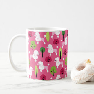 Caneca De Café Poodle no parque