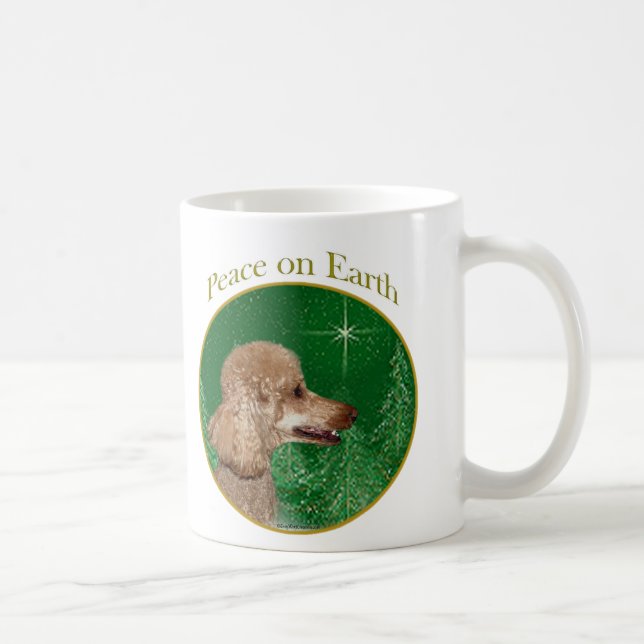 Caneca De Café Poodle Peace (Direita)