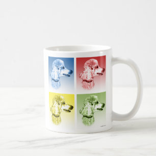 Caneca De Café Poodle Pop Art