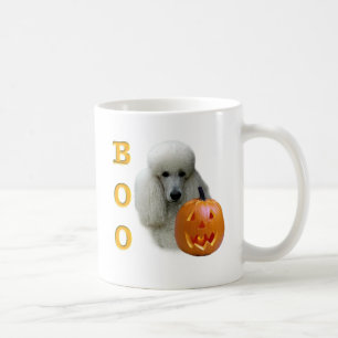 Caneca De Café Poodle (Revestido Branco)