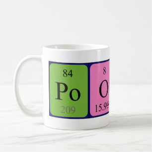 Caneca De Café Pooky periódico nome da mesa