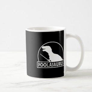Caneca De Café Poolasaurus Jogador de Bilhar Dinossauro Snooker O