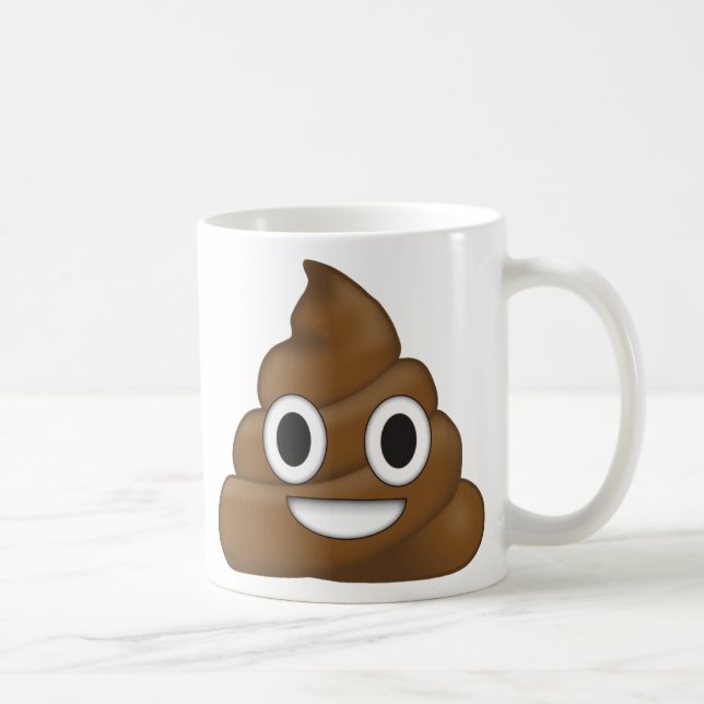 Caneca De Café Poop emoji (Direita)