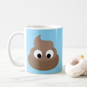 CANECA DE CAFÉ POOP ENGRAÇADA