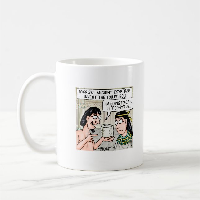 Caneca De Café Poopyrus (Esquerda)