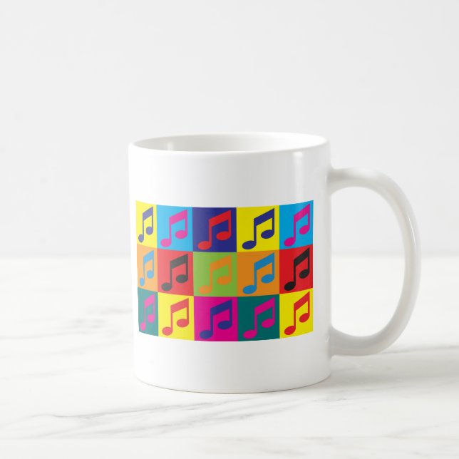 Caneca De Café Pop art da orquestra (Direita)