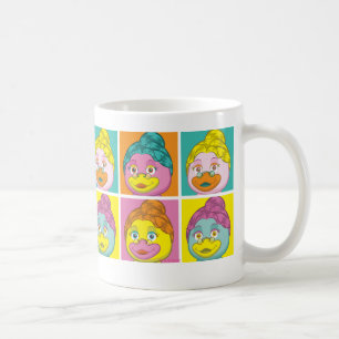 Caneca De Café Pop art da Senhora Birdy