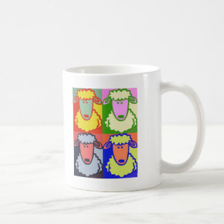 Caneca De Café Pop art do cordeiro