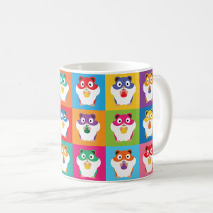 Caneca De Café Pop Art Hamsters Coffee Mug